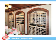Меньший MDF витринных шкафов кабины деревянный для вина, розничных деревянных витрин