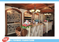 Меньший MDF витринных шкафов кабины деревянный для вина, розничных деревянных витрин